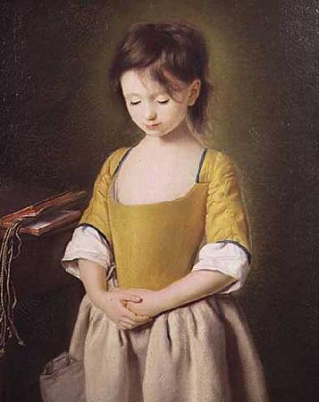 Pietro Antonio Rotari Portrait of a Young Girl, La Penitente oil painting picture